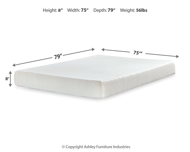 Chime 8 Inch Memory Foam Mattress Set