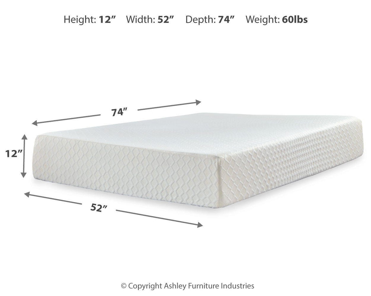 Chime 12 Inch Memory Foam Queen Mattress