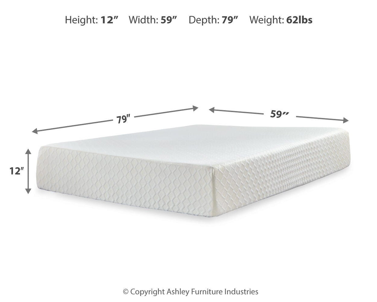 Chime 12 Inch Memory Foam Queen Mattress