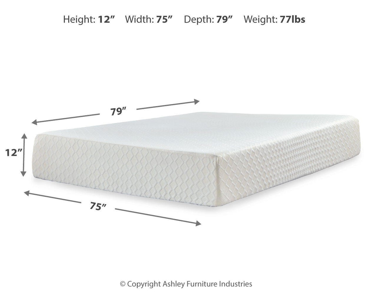 Chime 12 Inch Memory Foam Queen Mattress