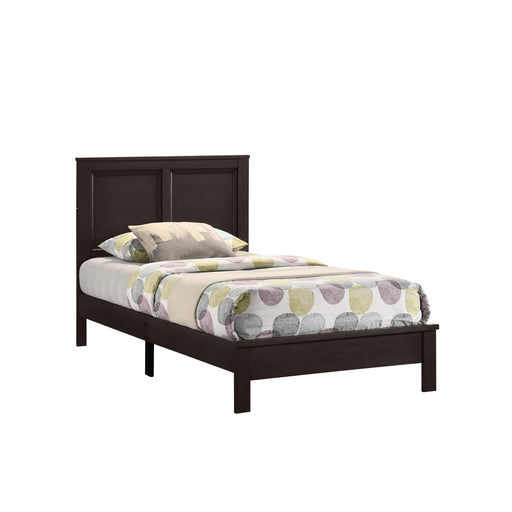 ARIES 4/6 F PANEL BED-HB/FB/RAILS-MERLOT image