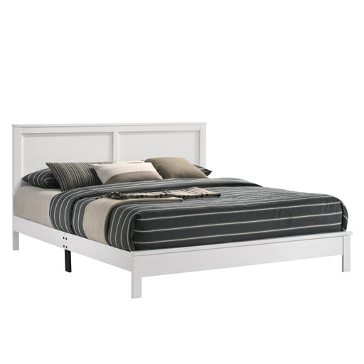 ARIES 6/6 EK PANEL BED-HB/FB/RAILS-WHITE image