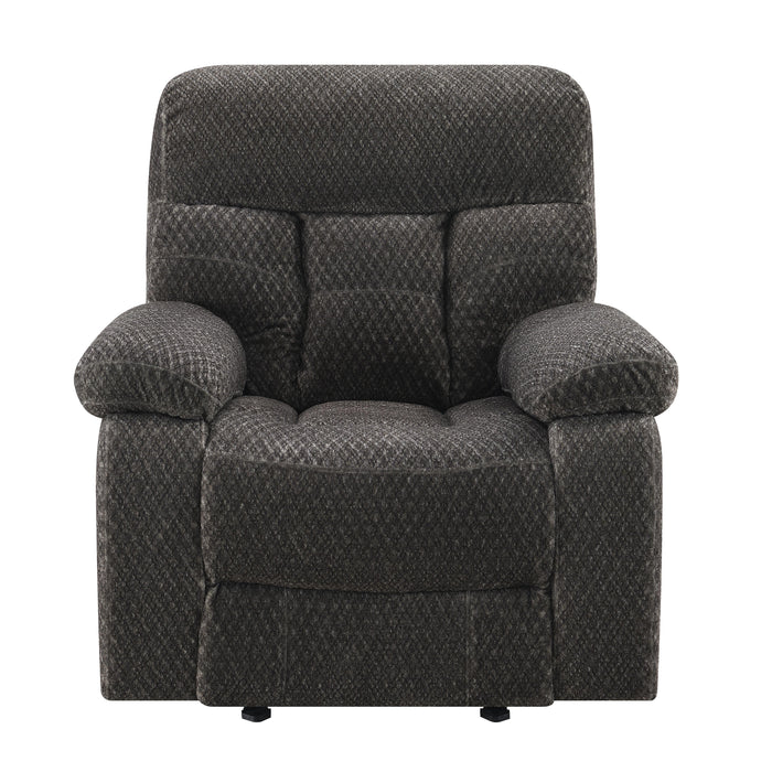 BRAVO  GLIDER RECLINER-CHARCOAL