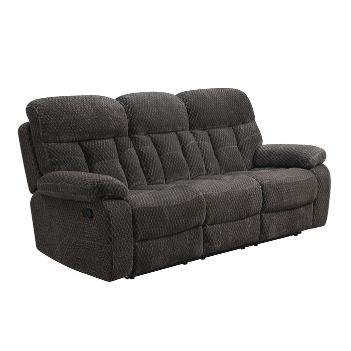 BRAVO SOFA W/DUAL RECLINER-CHARCOAL image