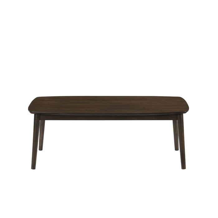 FELIX COFFEE TABLE & 2 END TABLE SET-DARK WALNUT