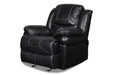 FLYNN GLIDER RECLINER-BLACK image