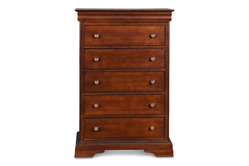 VERSAILLES LIFT TOP CHEST- BORDEAUX