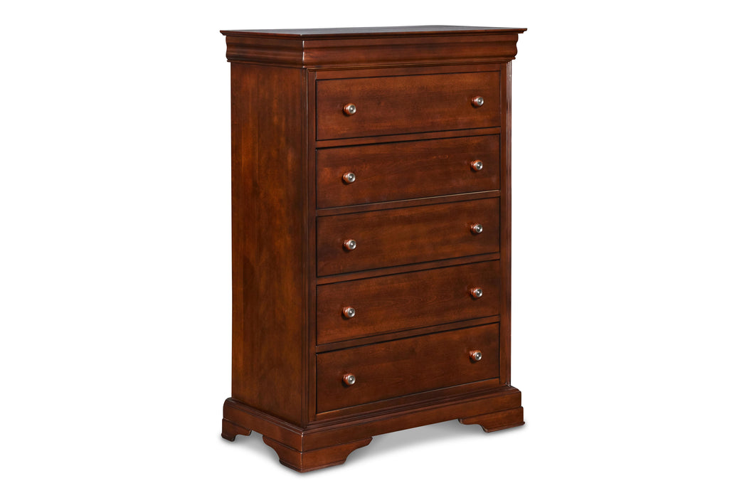 VERSAILLES LIFT TOP CHEST- BORDEAUX image