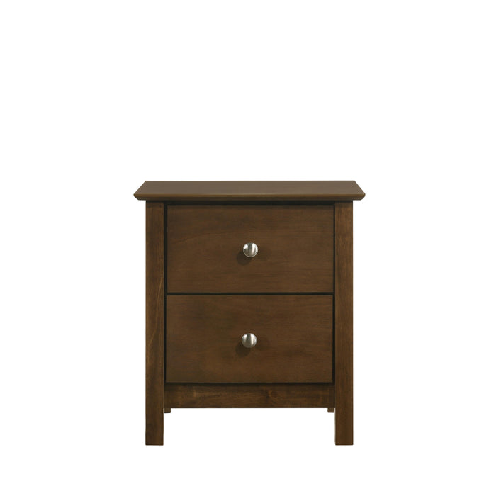 ZODIAC 2 DRAWER NIGHTSTAND-NATURAL