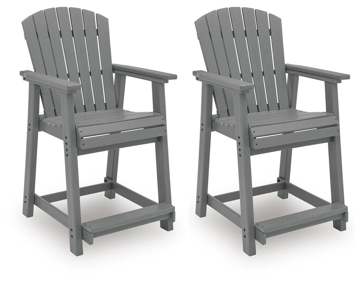 Sanctuary Beach Outdoor Counter Height Dining Table and 4 Barstools