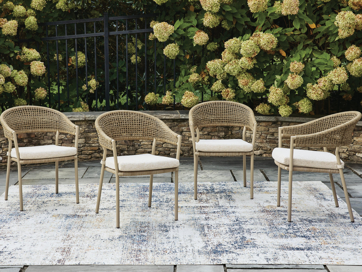 Orchard Beach Arm Chair With Cushion (4/CN) Nuvella®