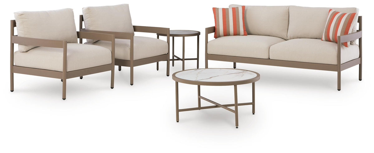 Bluff Trail Love/Chairs/Tables Set (5/CN)