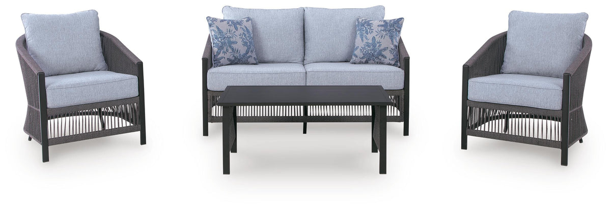 Bridges Beach Love/Chairs/Table Set (4/CN)