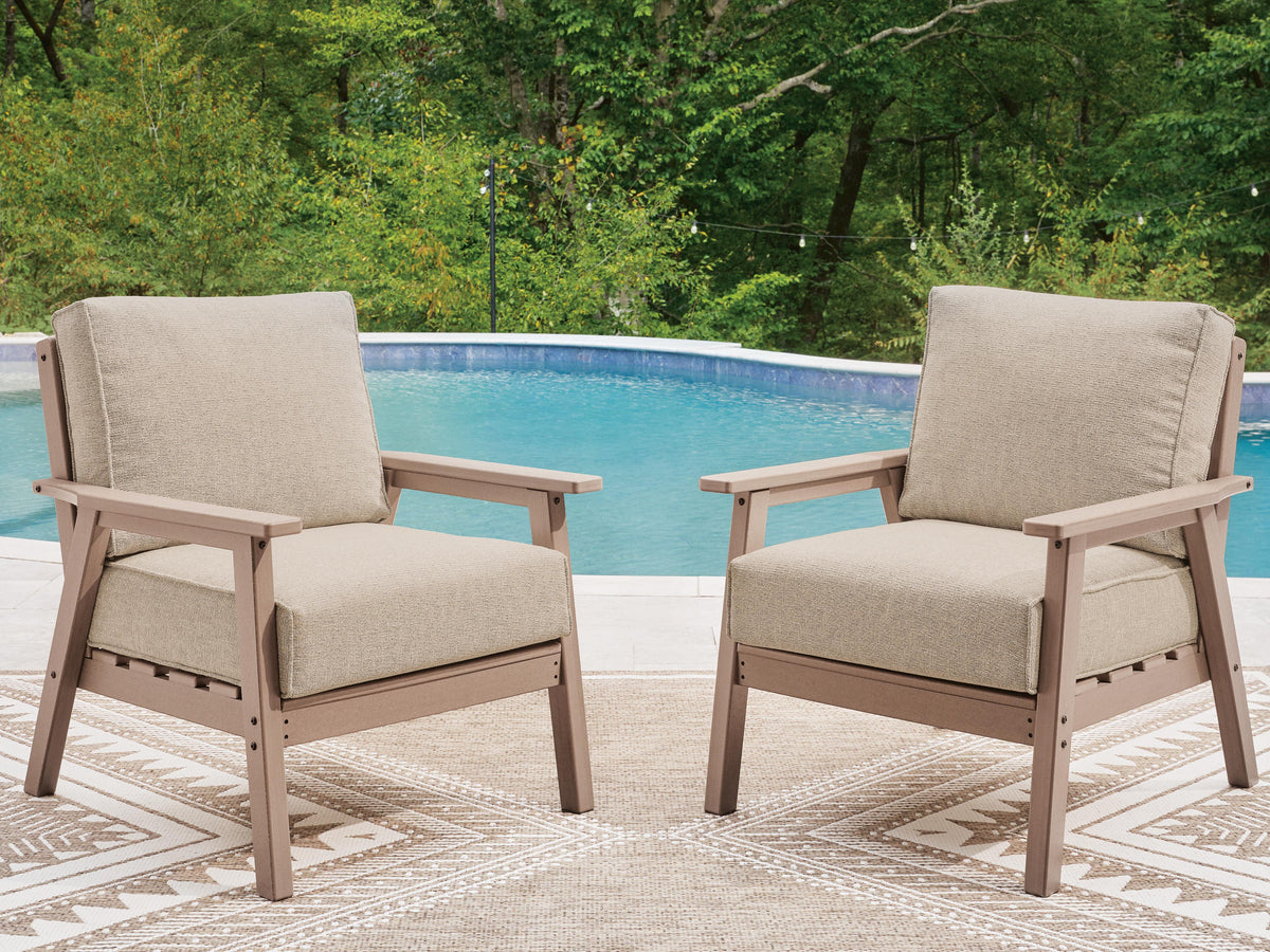 Grover Beach Lounge Chair w/Cushion (2/CN) Nuvella®