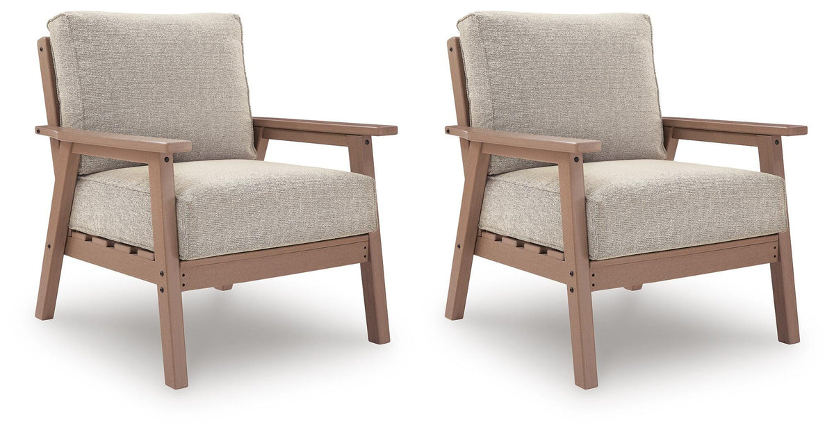 Grover Beach Lounge Chair w/Cushion (2/CN) Nuvella®