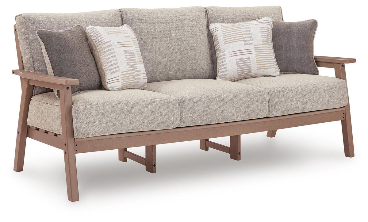 Grover Beach Outdoor Sofa with 2 Lounge Chairs