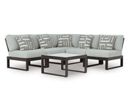 Beachloft 5-Piece Outdoor Sectional with Coffee Table