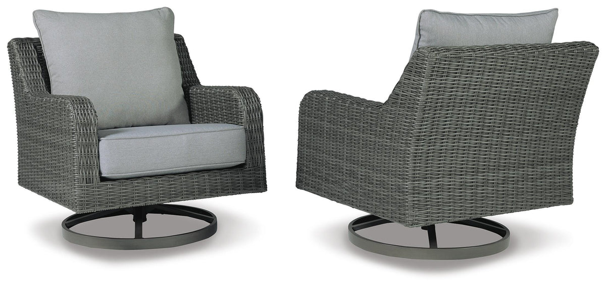 Elite Park Swivel Lounge w/ Cushion Nuvella®
