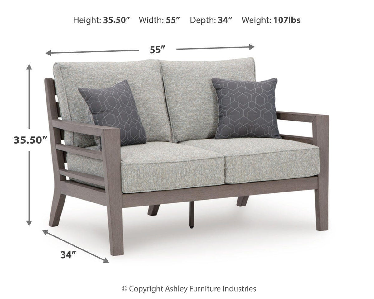 Hillside Barn Outdoor Sofa and Loveseat with Coffee Table