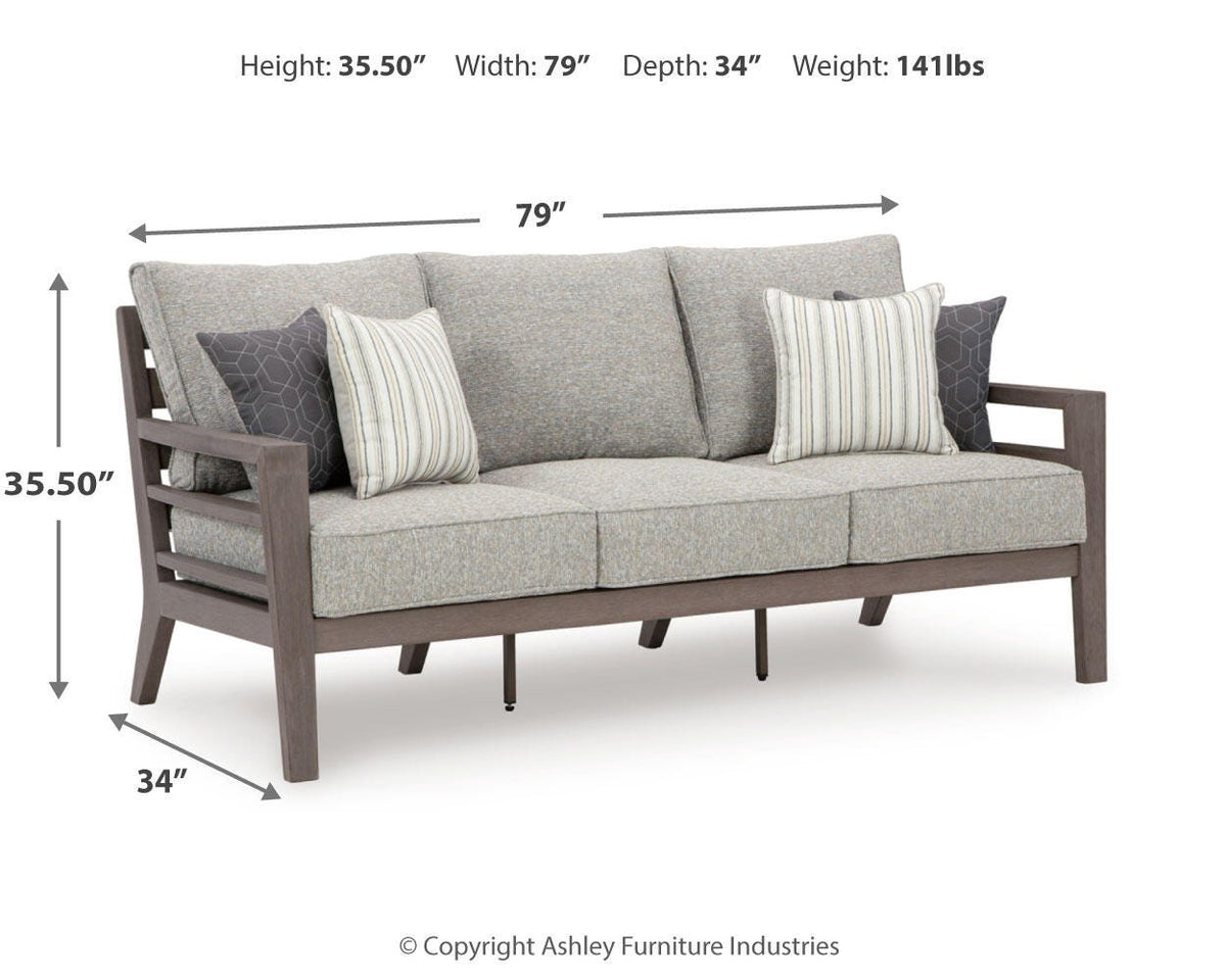 Hillside Barn Outdoor Sofa and Loveseat with Coffee Table