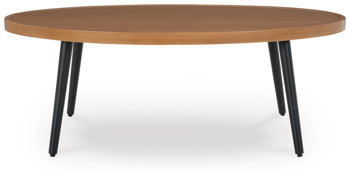 Horizon Hall Outdoor Sofa, 2 Lounge Chairs, Ottoman and Coffee Table