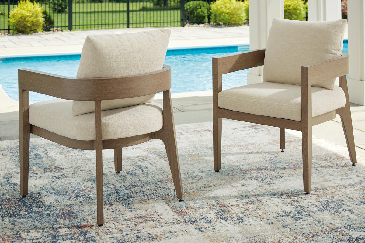 Serene Bay Arm Chair With Cushion (2/CN) Nuvella®