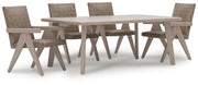 Cliff Trails Outdoor Dining Table and 4 Chairs