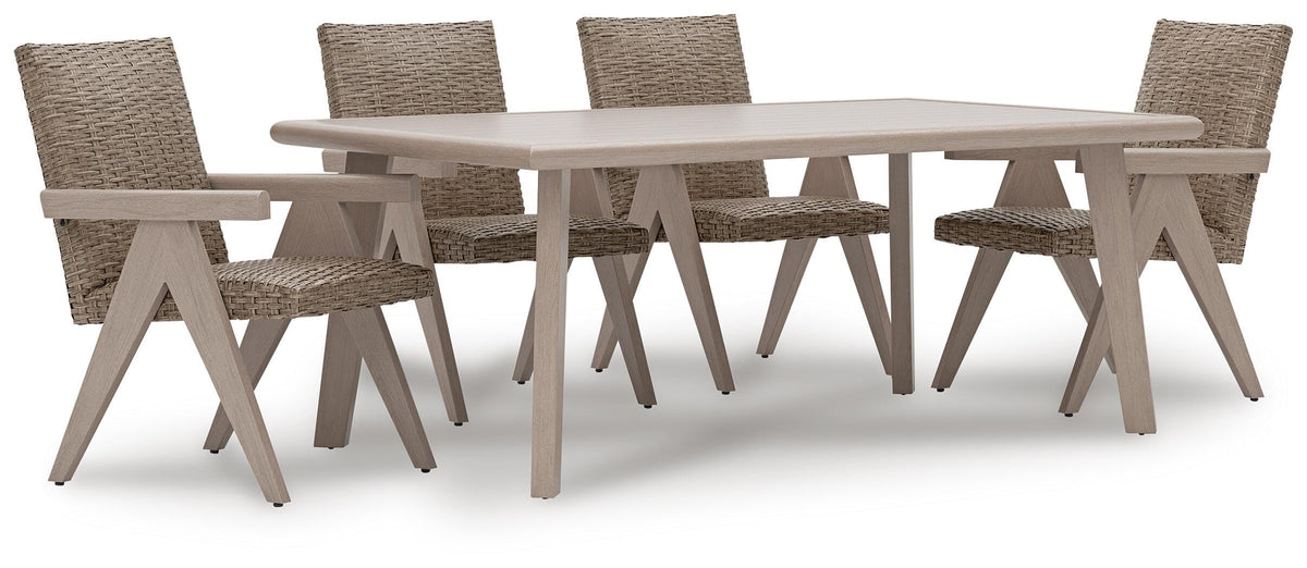 Cliff Trails Outdoor Dining Table and 4 Chairs