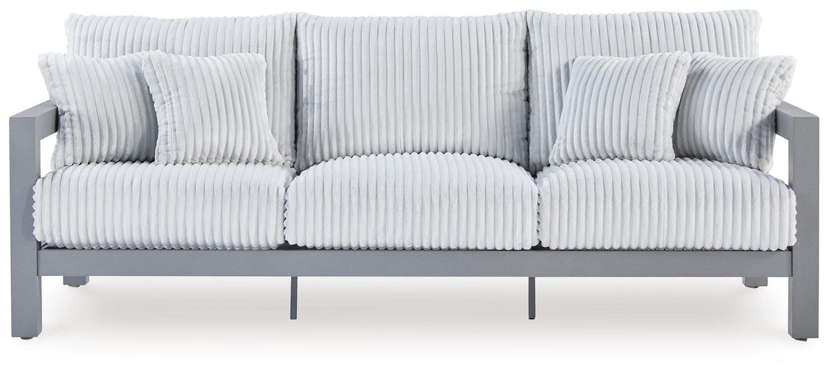 Hurley Park Outdoor Sofa, 2 Lounge Chairs and Coffee Table