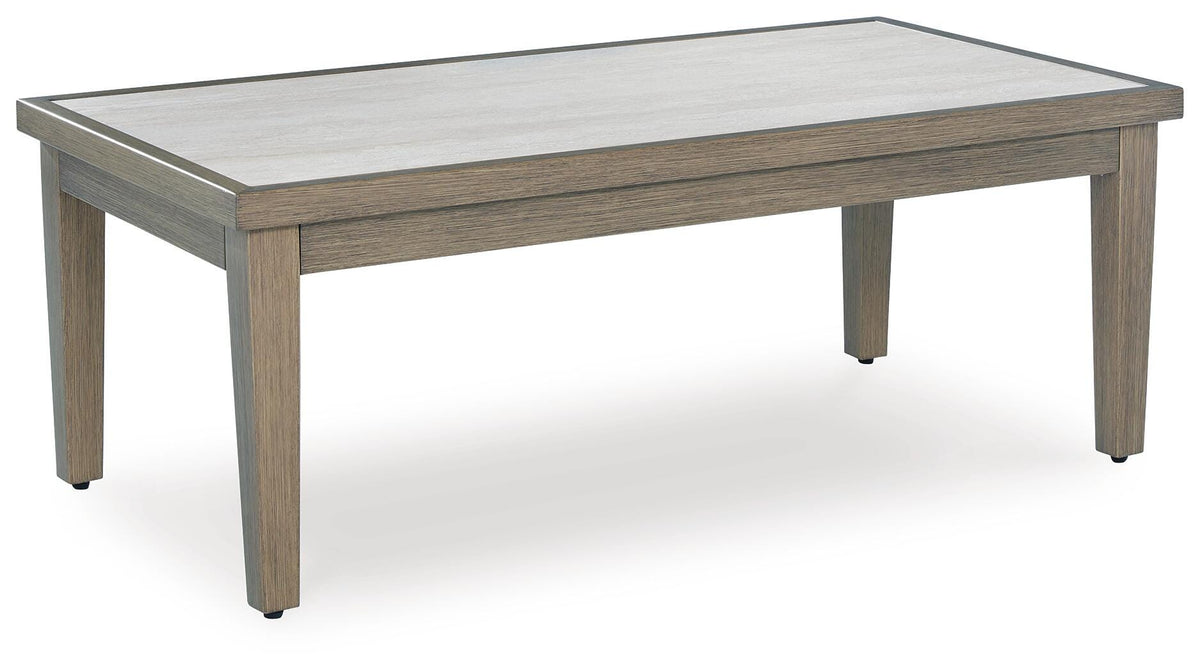Rainier Ranch Outdoor Sofa and Loveseat with Coffee Table