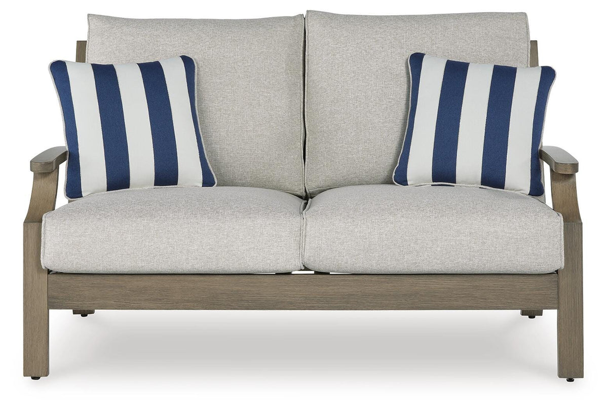 Rainier Ranch Outdoor Sofa and Loveseat with Coffee Table