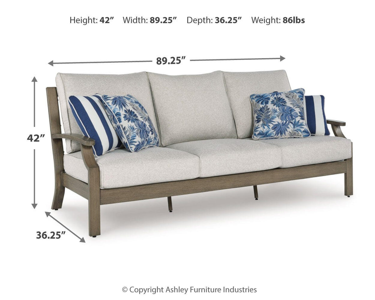 Rainier Ranch Outdoor Sofa and Loveseat with Coffee Table