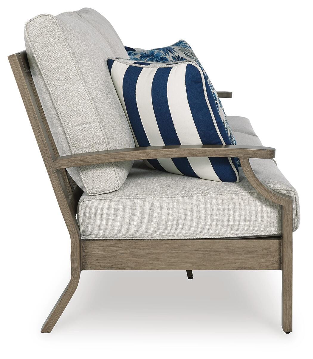 Rainier Ranch Outdoor Sofa and Loveseat with Coffee Table