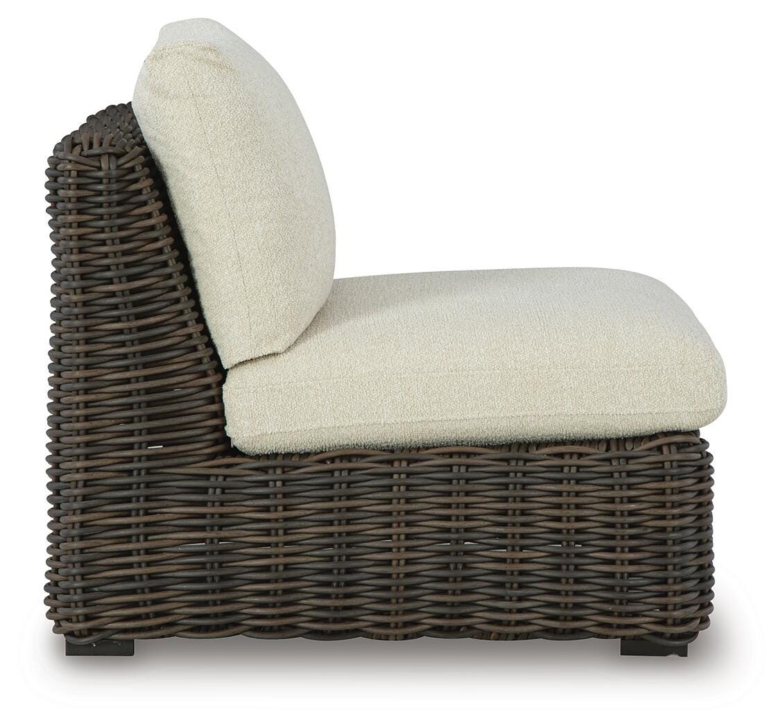 Kimora Armless Chair w/Cushion