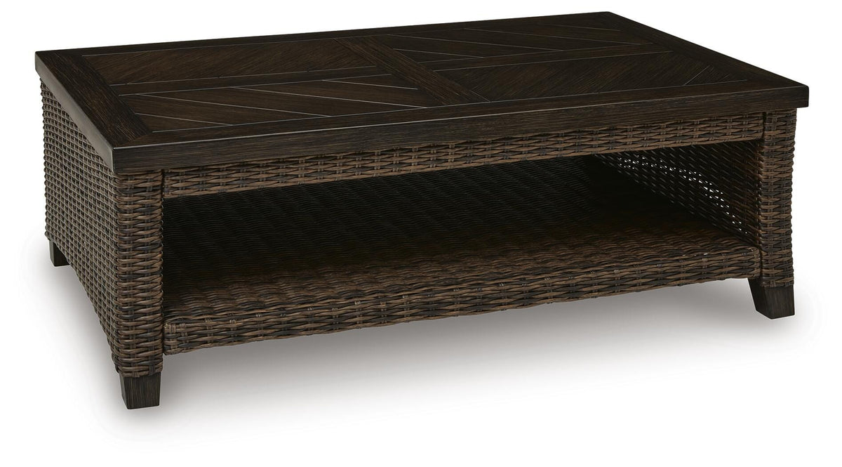 Monterey Point Outdoor Sofa and Loveseat with Coffee Table