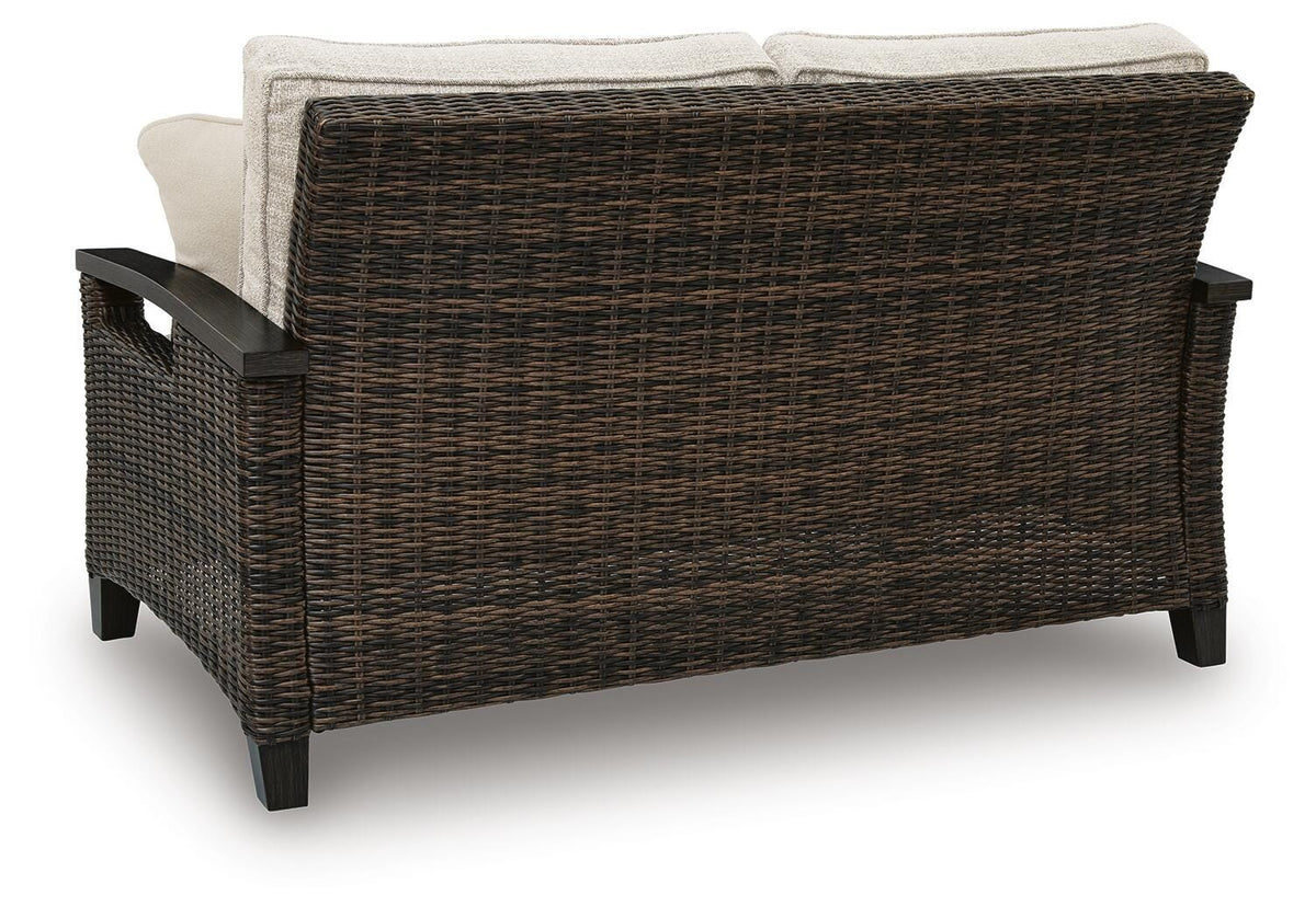 Monterey Point Outdoor Sofa and Loveseat with Coffee Table