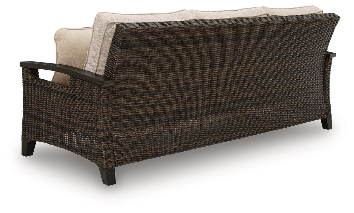 Monterey Point Outdoor Sofa and Loveseat with Coffee Table