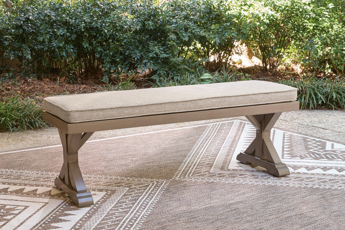 Laguna Heights Outdoor Dining Table and 4 Chairs and Bench