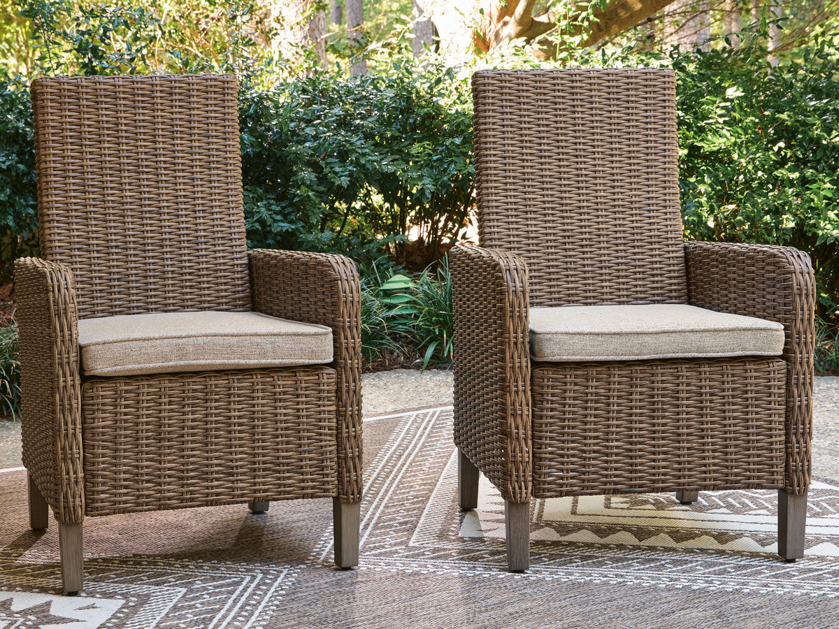 Laguna Heights Arm Chair With Cushion (2/CN) Nuvella®