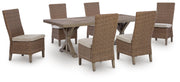 Laguna Heights Outdoor Dining Table and 6 Chairs
