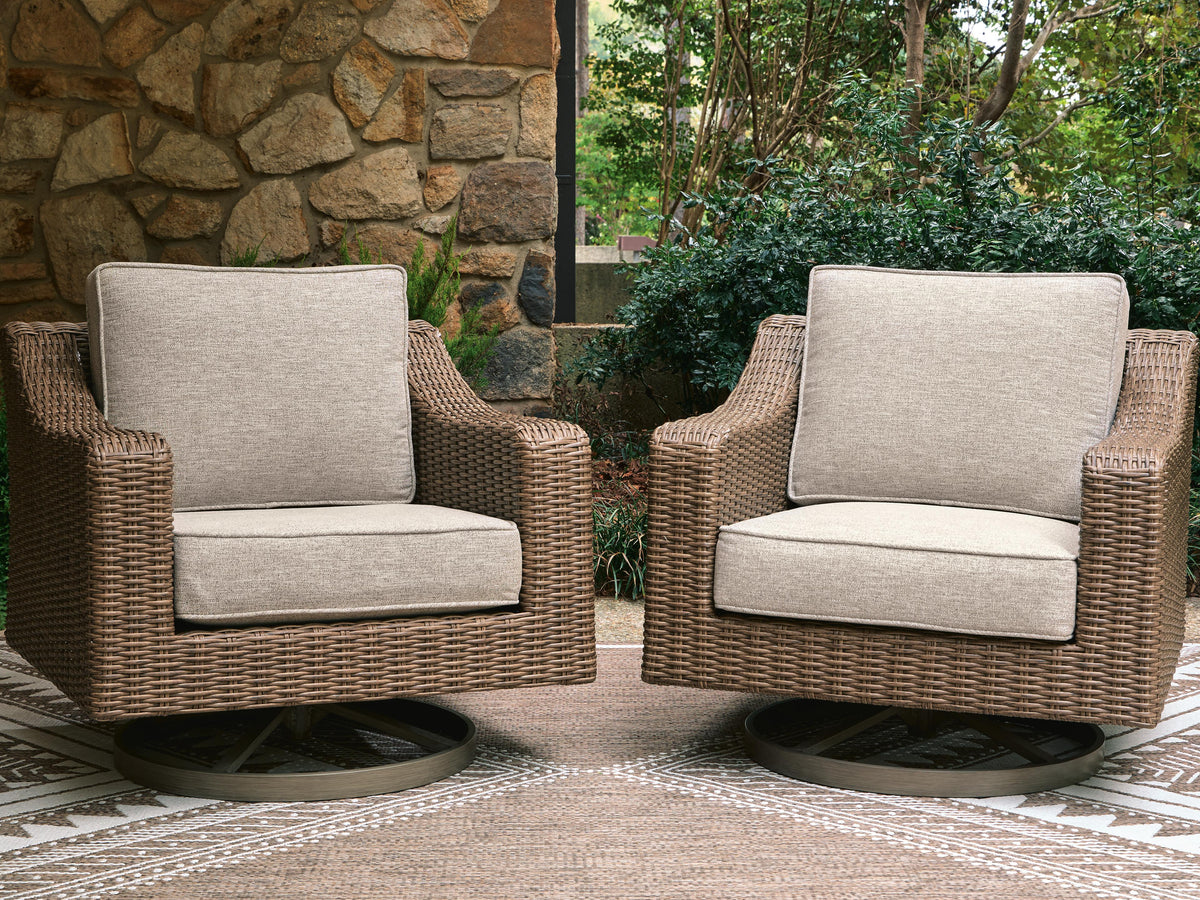 Laguna Heights Swivel Lounge w/ Cushion Nuvella®