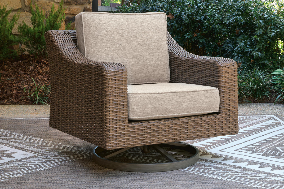 Laguna Heights Outdoor Sofa and 2 Chairs with Coffee Table