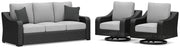 Beachcroft Outdoor Sofa and 2 Lounge Chairs