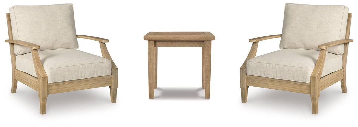 Clare View 2 Outdoor Chairs with End Table