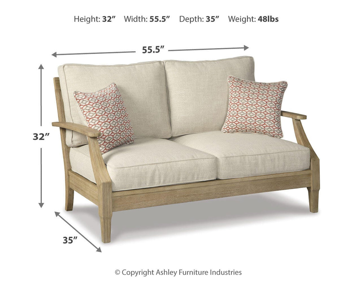 Clare View Outdoor Loveseat and 4 Lounge Chairs