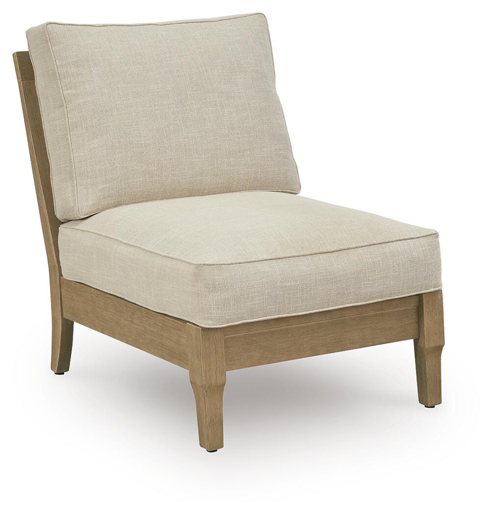 Clare View Armless Chair w/Cushion