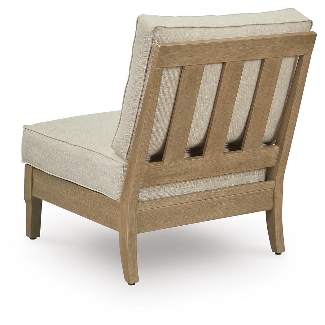 Clare View Armless Chair w/Cushion