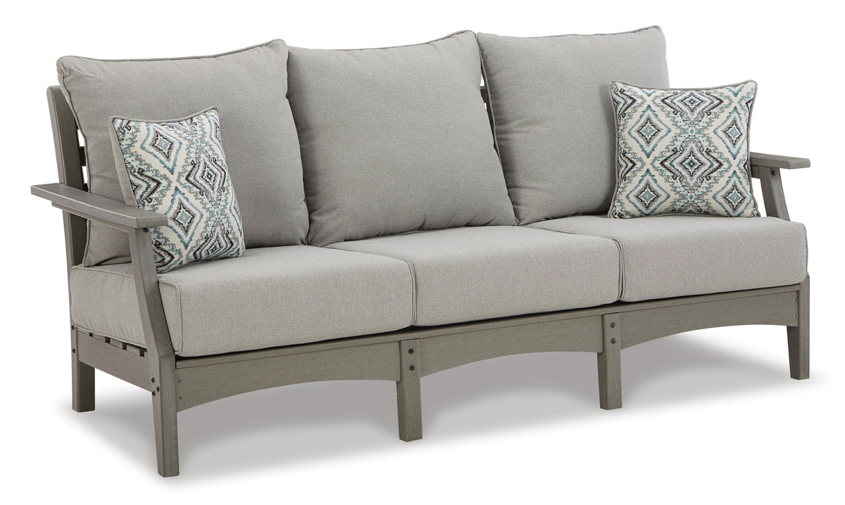 Visola Outdoor Sofa, 2 Lounge Chairs and Coffee Table