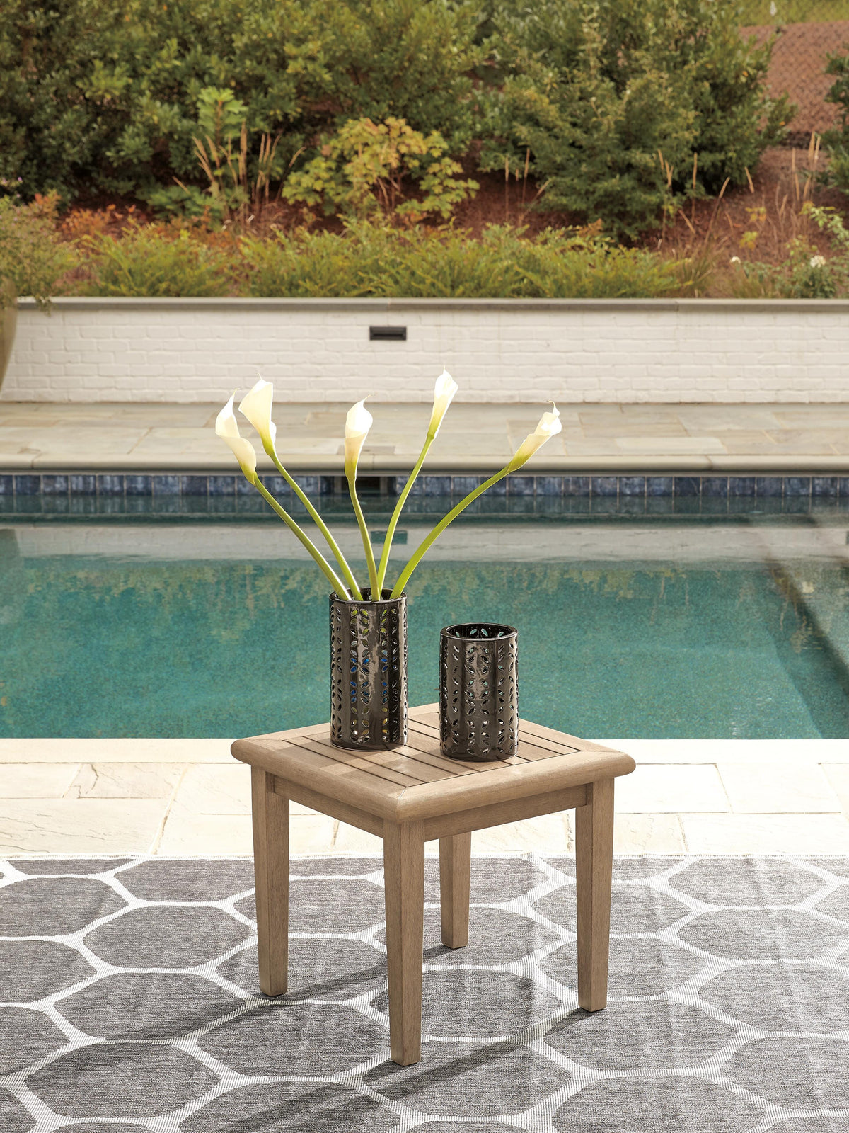 Clare View 2 Outdoor Chairs with End Table