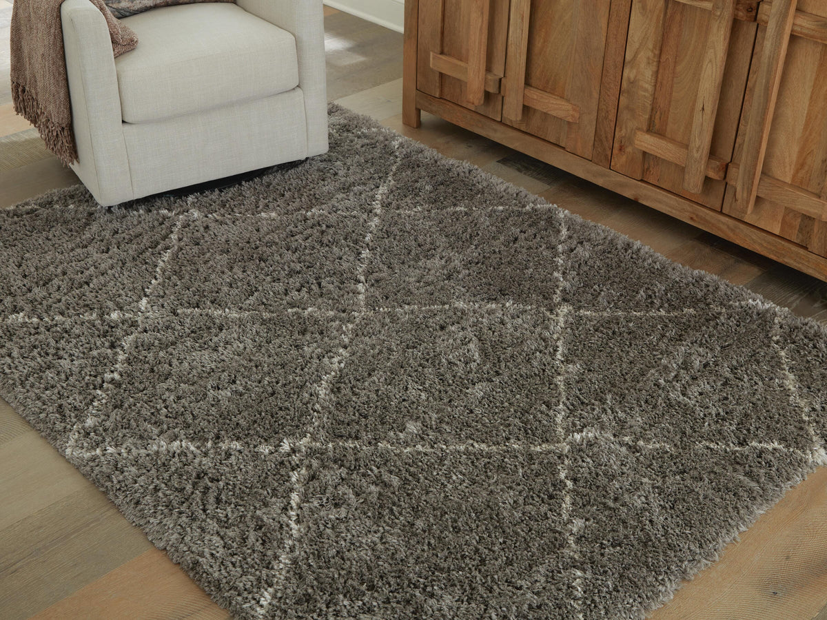 Wrenlow Medium Rug - 8' x 10', Gray/Cream